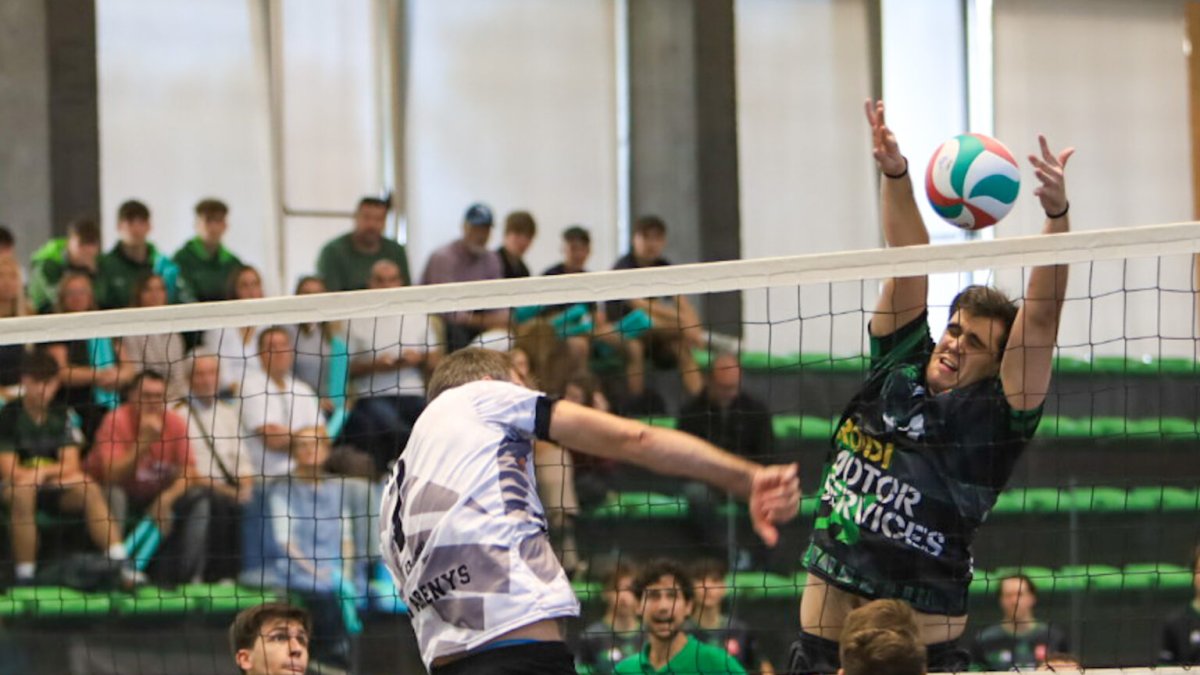 Imatge del partit del Rodi Balàfia Vòlei.