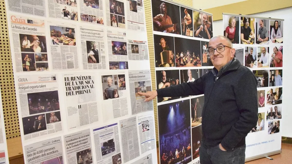 L’exposició mostra els reportatges elaborats per SEGRE al llarg de la història de la trobada. - CCAU