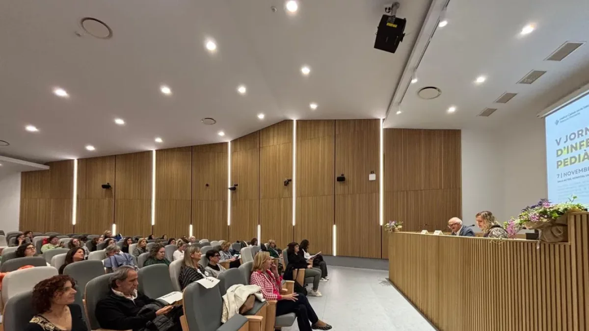 La V Jornada d’Infermeria Pediàtrica, ahir a l’Arnau. - ICS