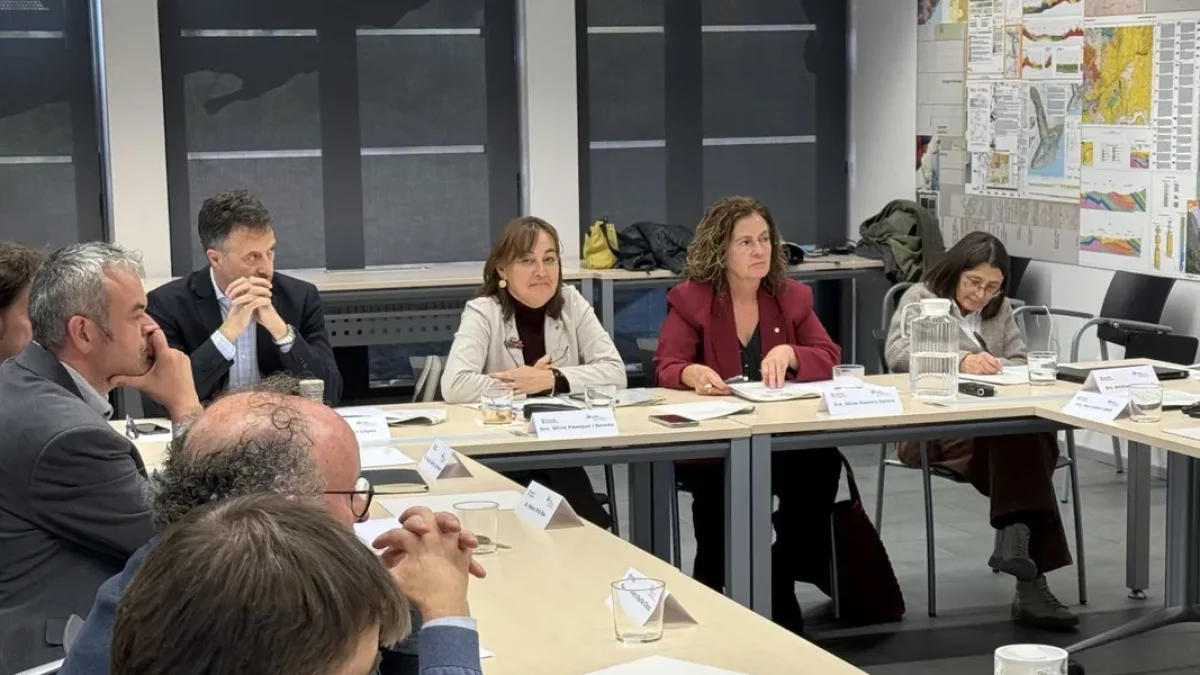 La sessió del ple del consell rector de l’Idapa a Tremp. - ACN