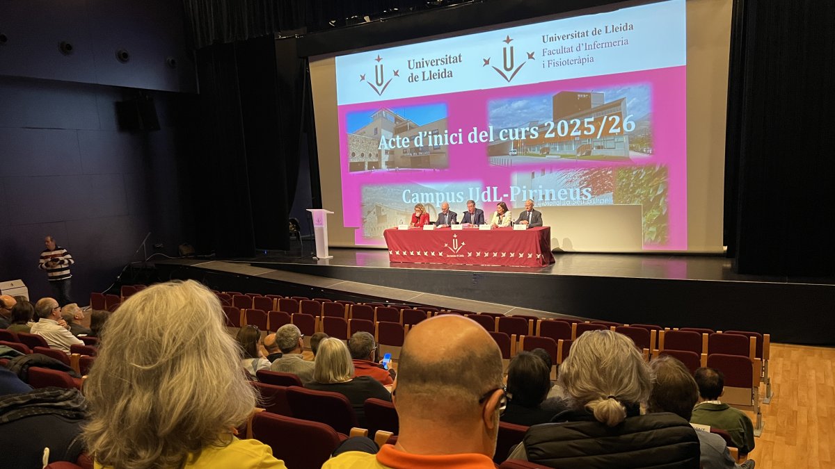 L'acte inaugural del curs acadèmic del campus del Pirineu a Tremp.