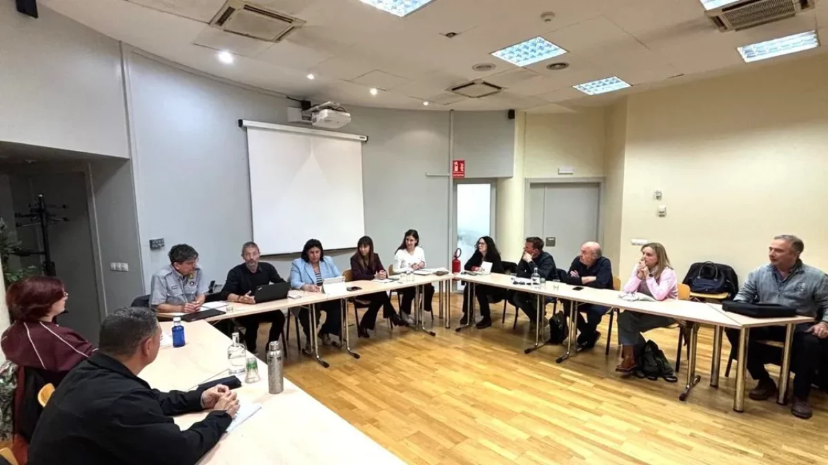 Un moment de la reunió del dispositiu de gestió de la campanya agrària celebrada ahir a Lleida. - GENERALITAT
