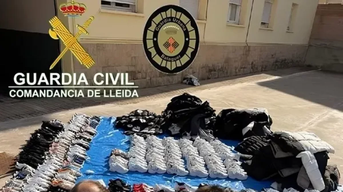 Van confiscar un total de 1.679 articles falsificats. - G.C./G.U.B.