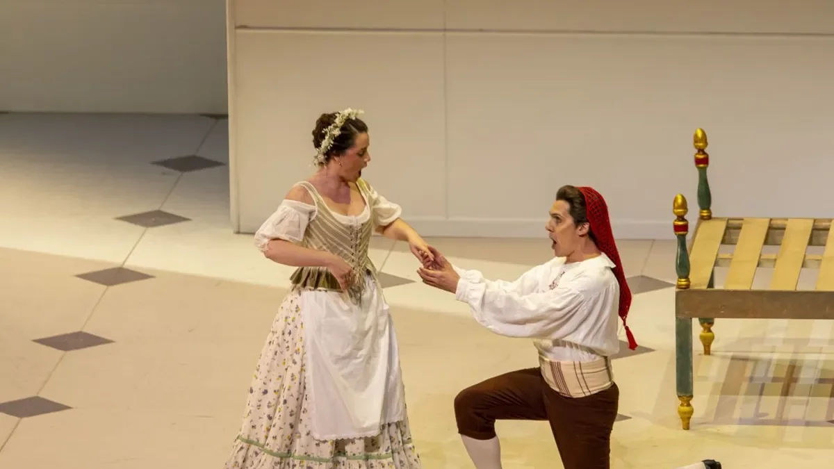 La ópera ‘Las bodas de Fígaro’, de Mozart y Daponte, en el teatro de La Llotja - JORDI ECHEVARRIA