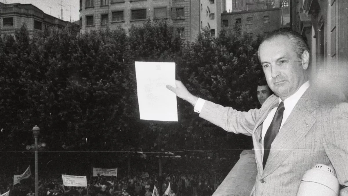 Luis Mardones, gobernador civil de Lleida entre el 10 de abril de 1976 y el 25 de julio de 1977. - FONS GÓMEZ VIDAL/ARXIU FOTOGRÀFIC IEI