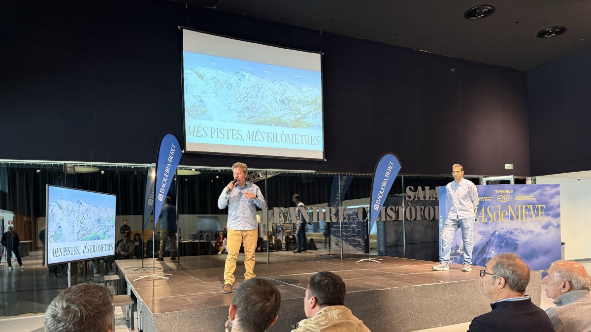 Imatge de la presentació de la temporada d'aquest dimarts, a la Llotja de Lleida.