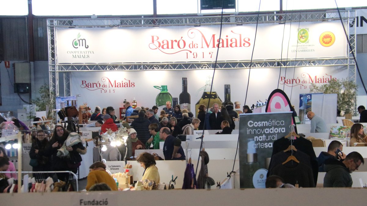 Ambient de la 28a Fira de l’Oli Verd de Maials