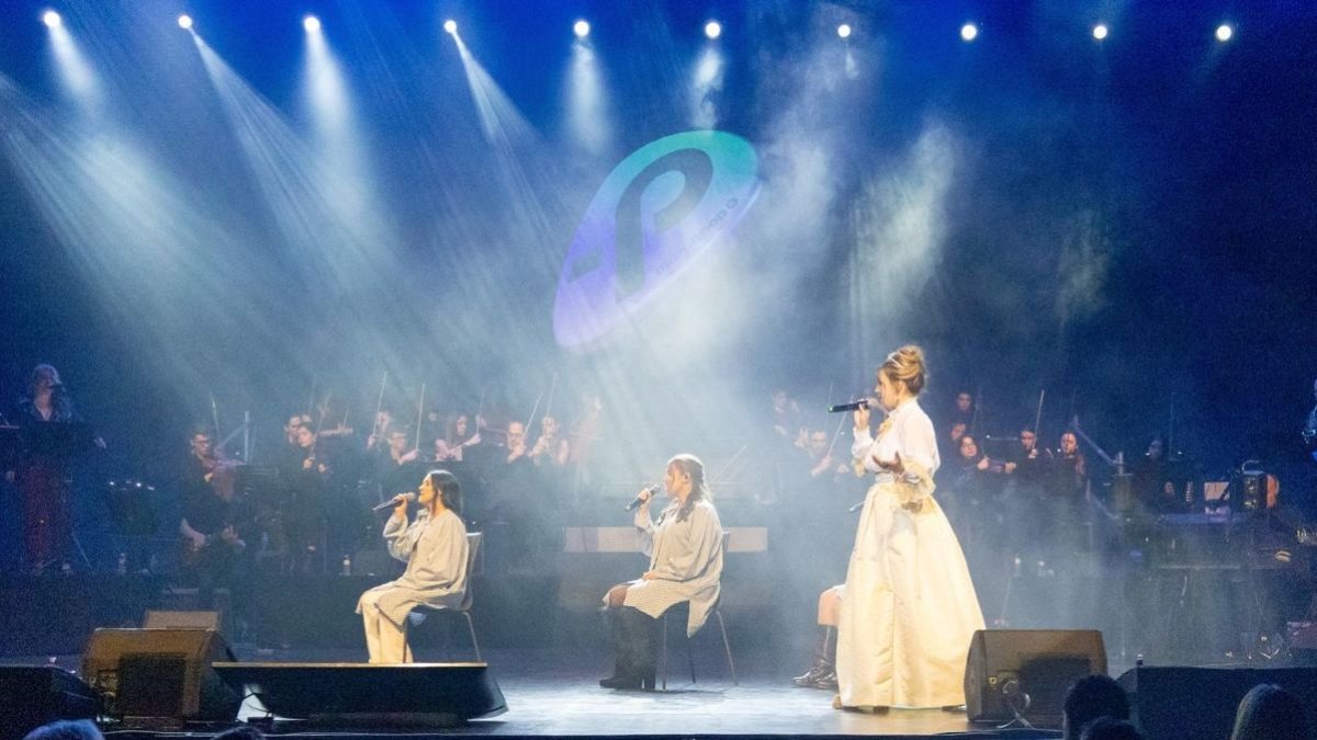 Imatge d’arxiu d’un concert de Mamapop a la Llotja. - JORDI ECHEVARRIA