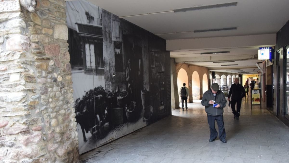 L’actuació se centra en els baixos del número 38 del carrer Major. - C.SANS