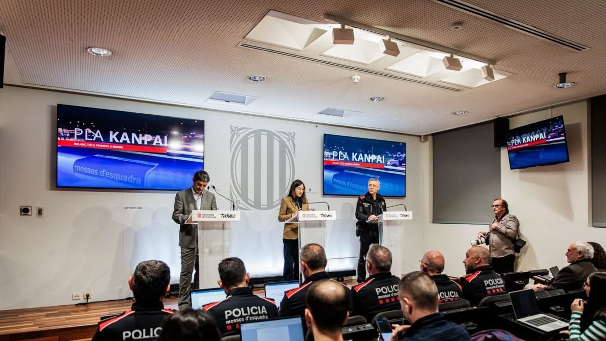 Trapero, Parlon i Esquius van fer ahir balanç del pla Kanpai. - INTERIOR