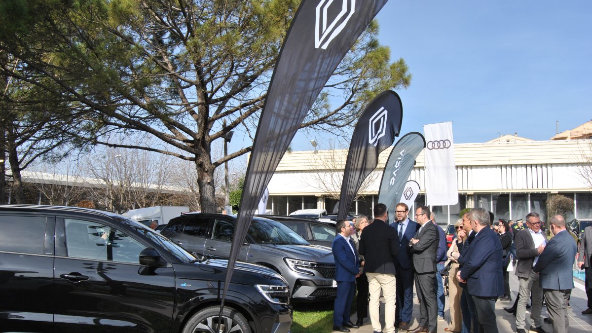 El saló de l'automòbil de la Fira de Sant Josep de Mollerussa.