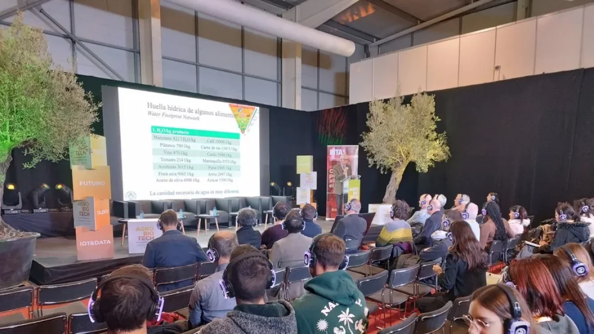 Una de les ponències sobre regs ahir a la fira. - R.R.