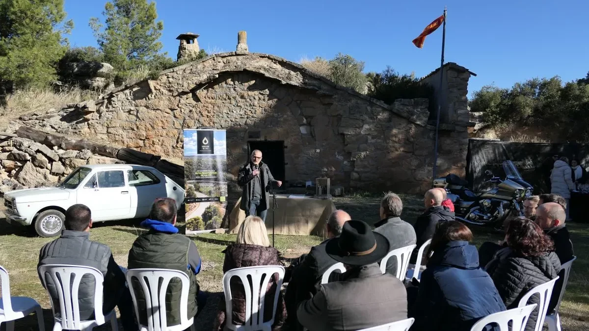 Un moment de la presentació de la nova iniciativa turística. - A.L.B.B.