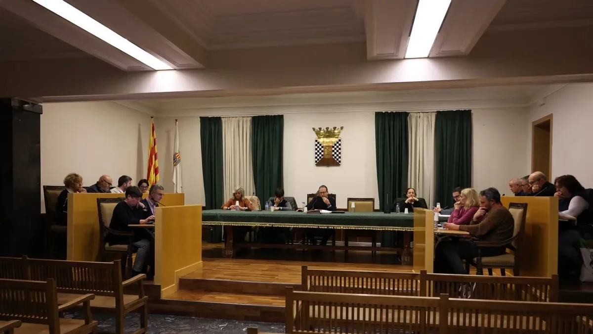 El ple celebrat ahir a Mollerussa. - SEGRE