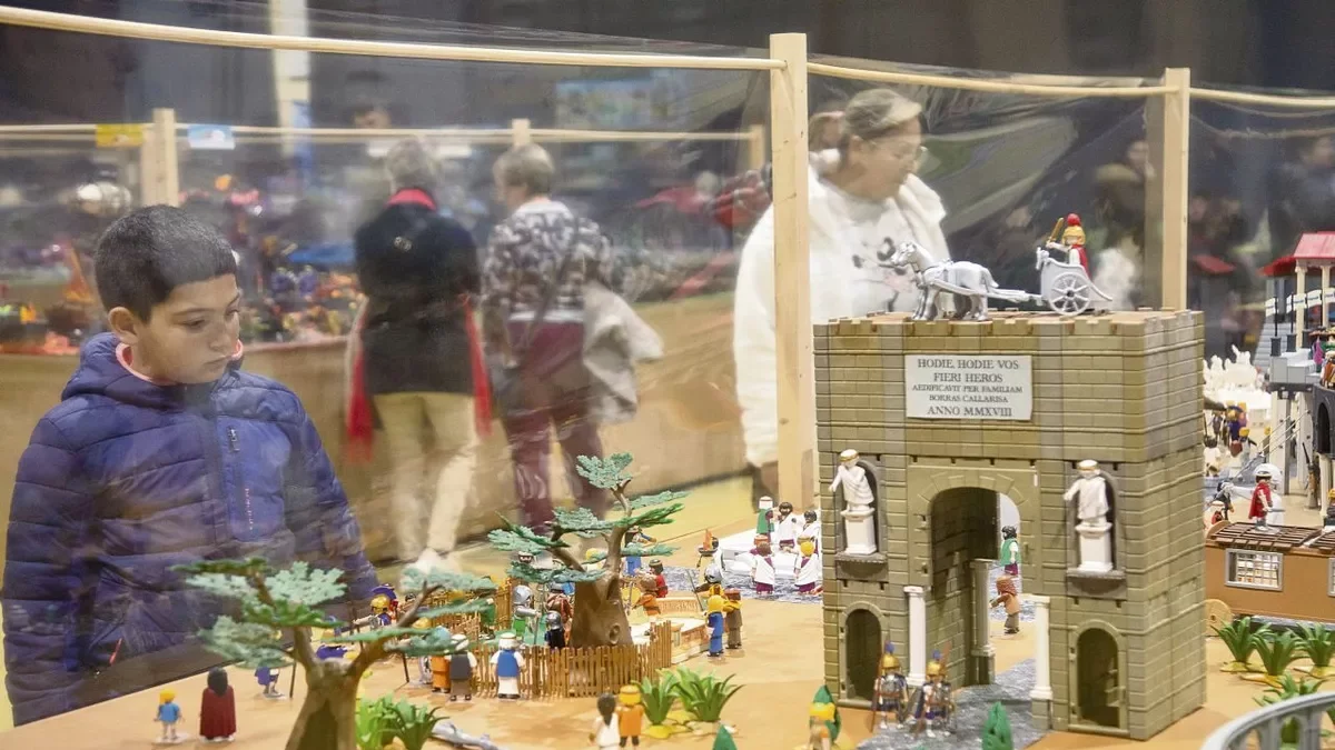 La fira exposa una dotzena de diorames i organitza tallers i concursos. - LAIA PEDRÓS