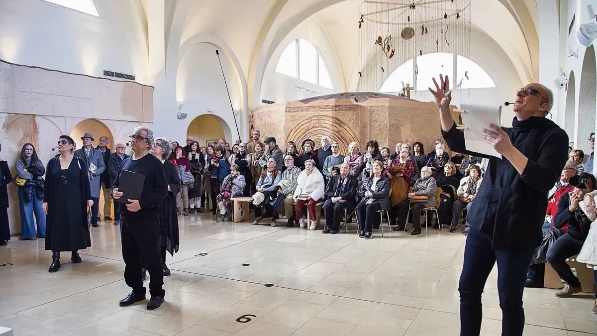 Lectura teatralitzada de Teatredetics de textos de Josep Farreny sobre cultura i Guinovart. - LAIA PEDRÓS
