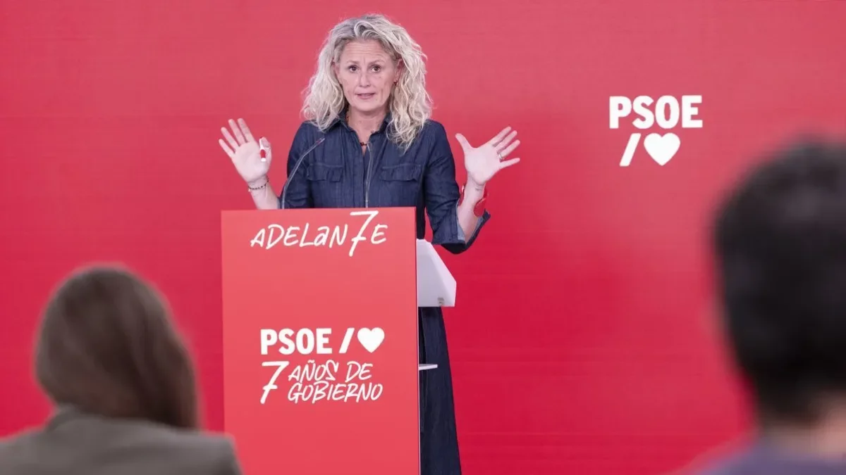 La portavoz del PSOE, la leridana Montse Mínguez. - ACN