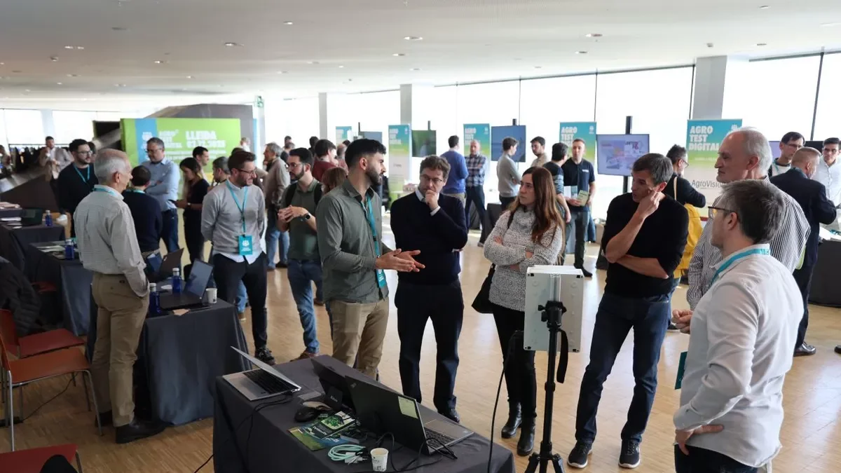 Presentació d’una de les solucions exposades a la Llotja. - AMADO FORROLLA