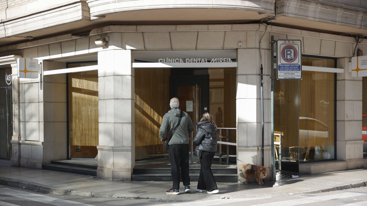 La clínica dental donde se produjeron los hechos.
