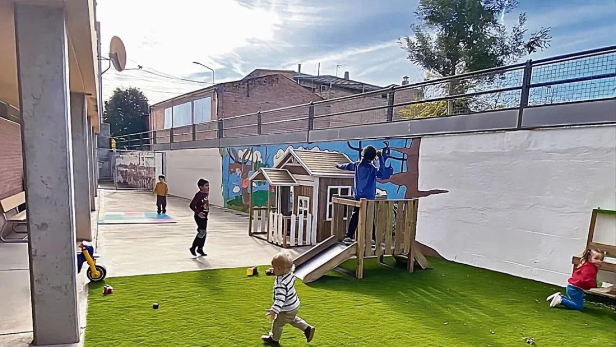 També s’ha renovat el pati interior del centre. - A. PREIXENS
