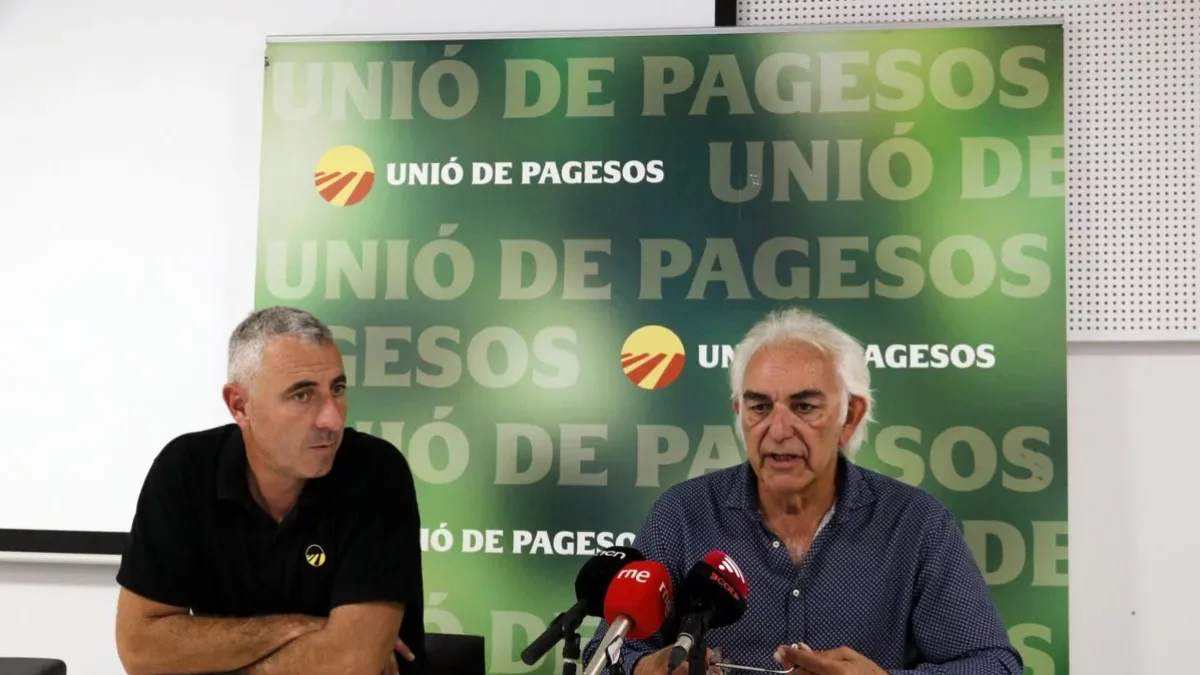 Jaume Gardeñes y Narcís Poch, responsables de UP. - ACN