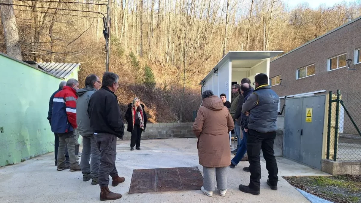 El punto de desinfección de Vilaller. - AJUNTAMENT DE VILALLER