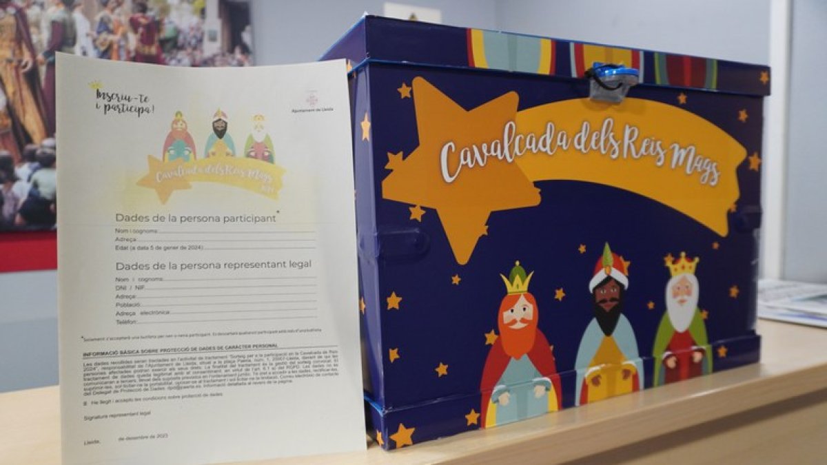 Los niños de la ciudad ya pueden inscribirse a la Cabalgata de Reyes