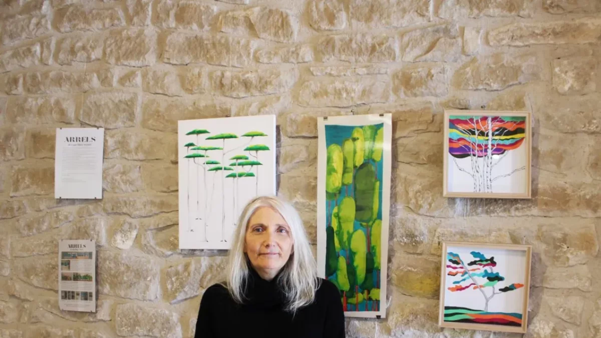 Lupe Ribot exhibe acuarelas sobre L’Horta de Lleida en el Sindicat de Tarrés - COMUNICACIÓ EL SINDICAT