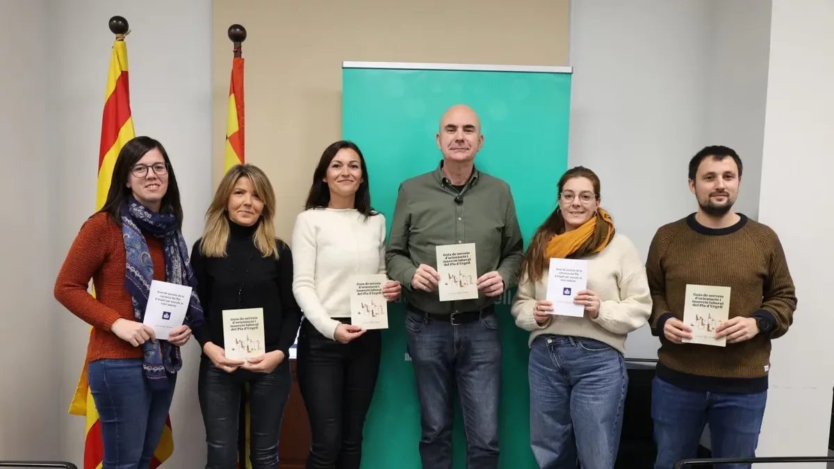 La presentación, ayer en el consell comarcal. - J.GÓMEZ