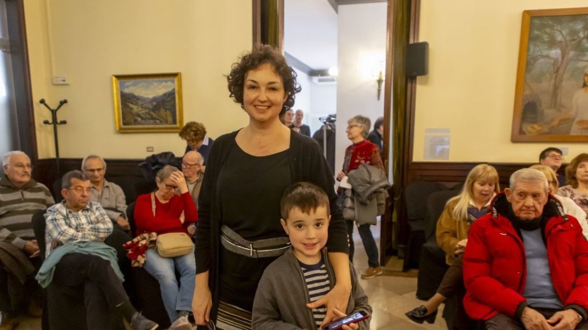 Maris Köpcke Tinturé, ahir a la Diputació de Lleida.