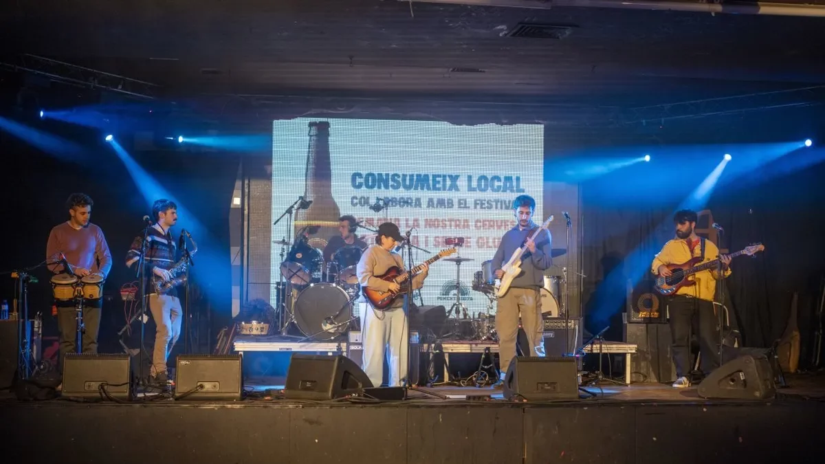 La Sala Cotton de Lleida, ayer durante uno de los conciertos. - PAU PASCUAL PRAT