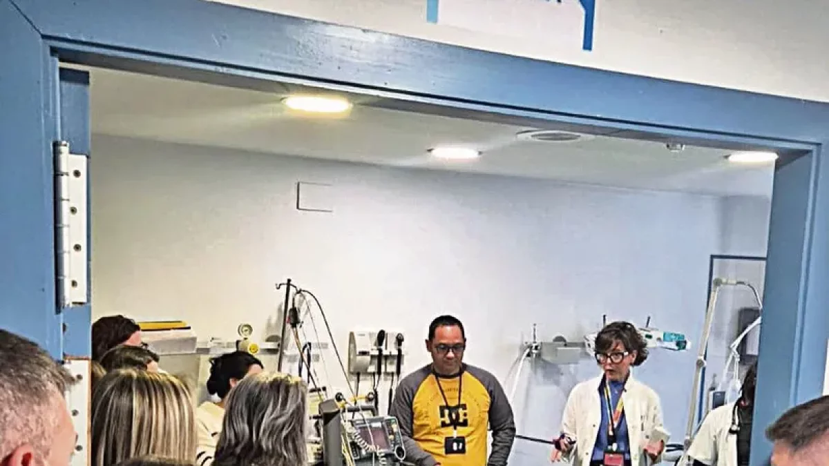 Eth simulacre en Espitau de Vielha. - ARAN SALUT