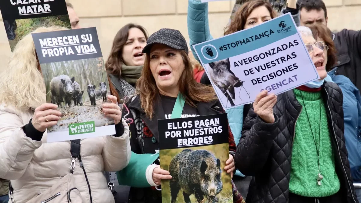 Momento de la protesta. - ACN