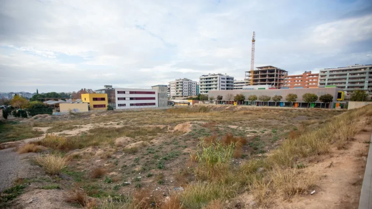 Terrenos de La Bordeta donde se construirá la sede central. - SEGRE