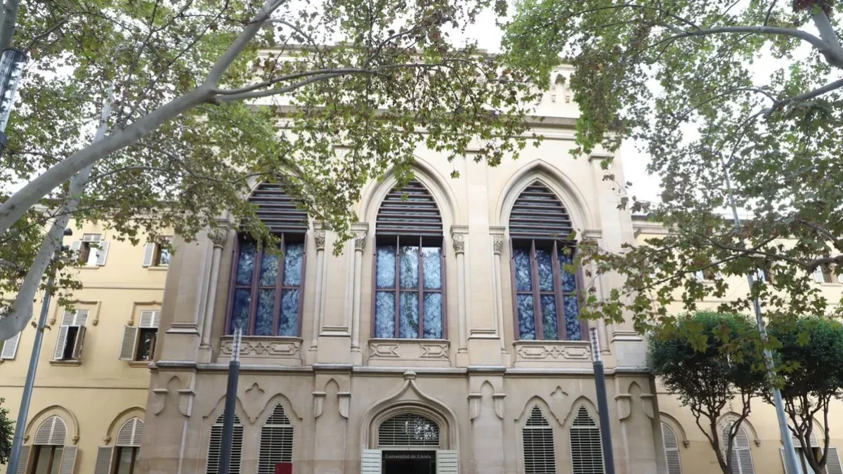 Vista de la fachada del Rectorado de la Universitat de Lleida. - SEGRE