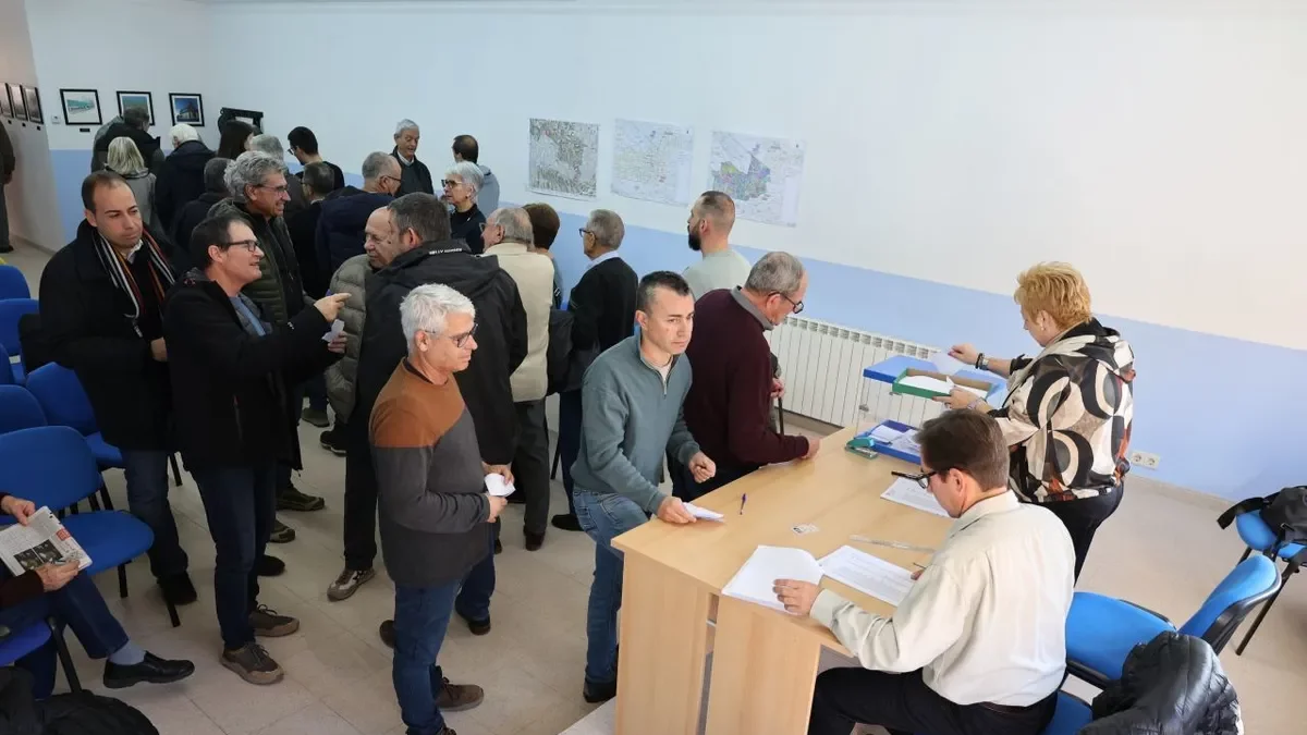 Los regantes de más del 90% de la superficie regable de Linyola rechazaron el plan de modernización. - JOAN GÓMEZ