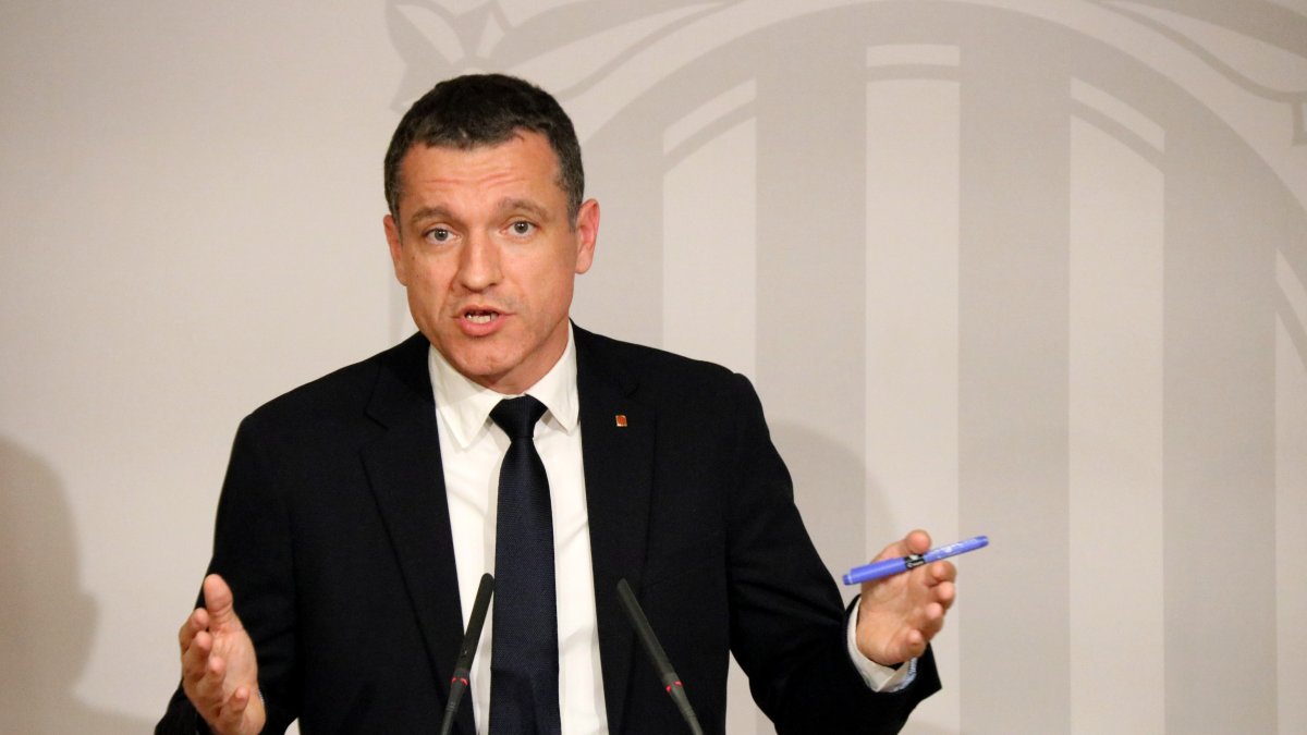 Ordeig durant la roda de premsa d'aquest dilluns.