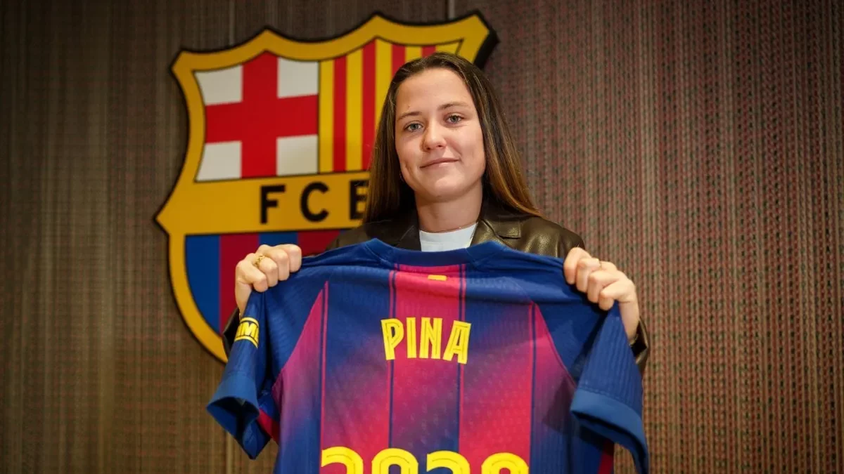 Claudia Pina, després d’ampliar la seua vinculació amb el Barça. - EUROPA PRESS