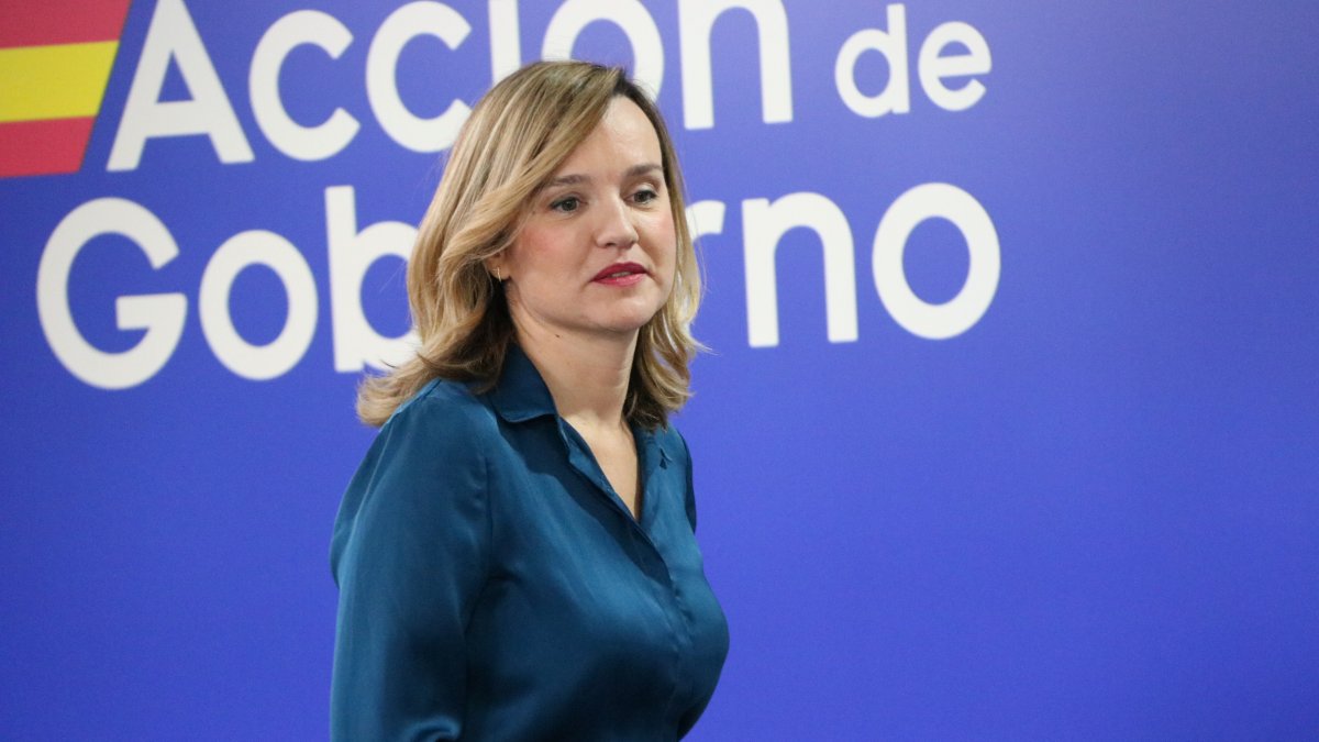 La ministra d’Educació i portaveu del govern espanyol, Pilar Alegría.