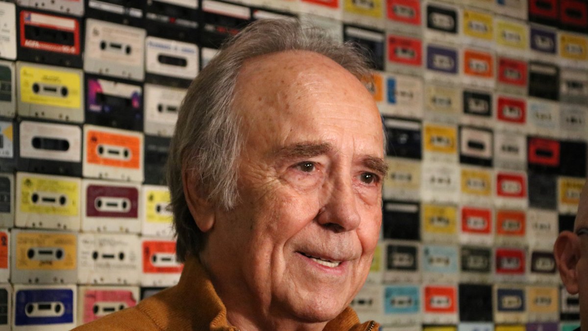 Joan Manuel Serrat, en declaraciones a la ACN este martes en el Club Paralelo 62.