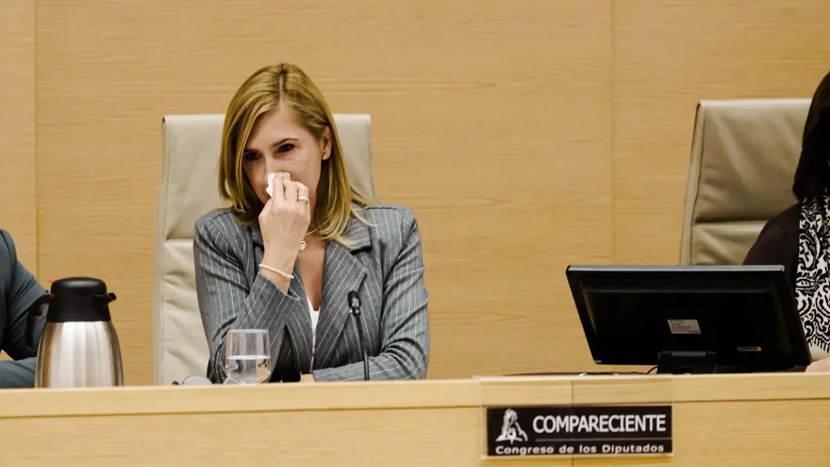 L’extitular d’Emergències Salomé Pradas, en la comissió d’investigació per la dana al Congrés. - EUROPA PRESS