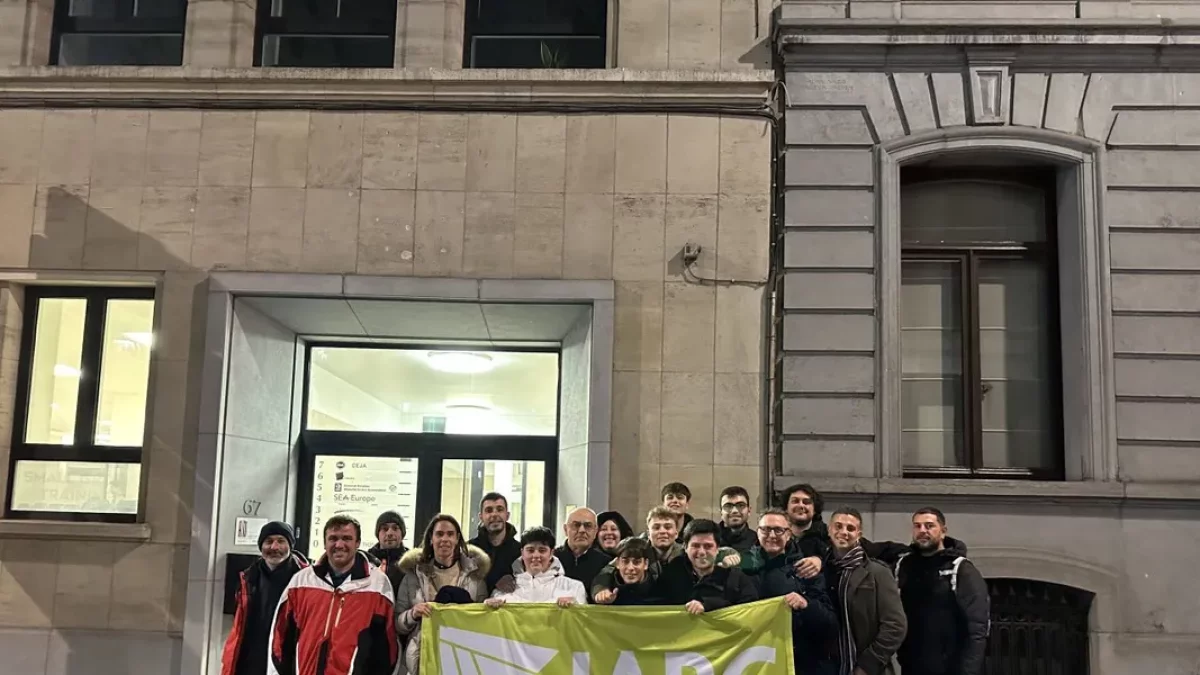 Imatge de la representació de JARC ahir a Brussel·les. - JARC