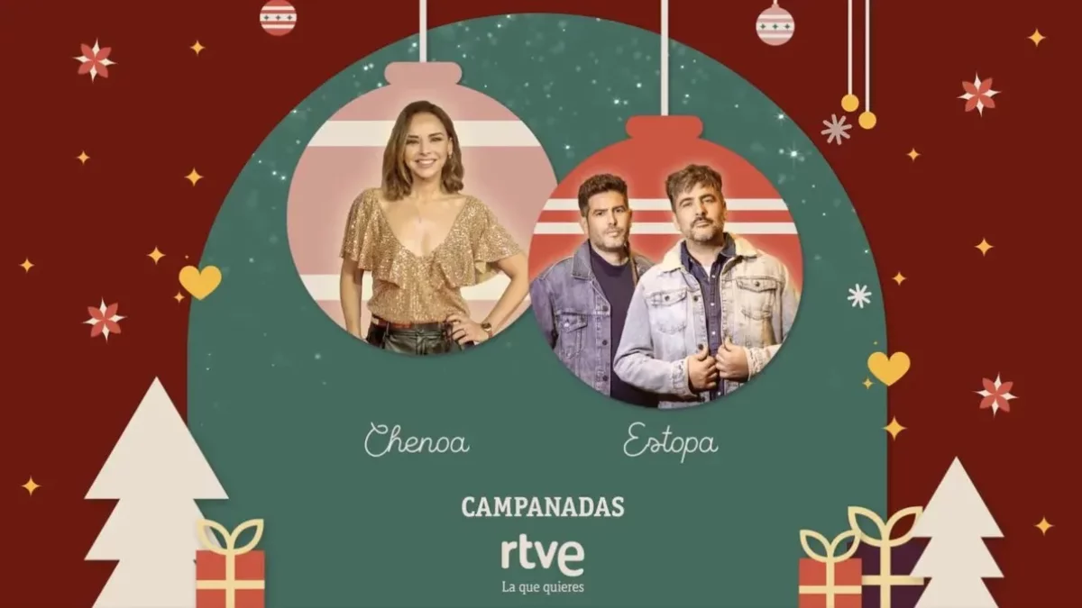 Chenoa i Estopa, presentadors de les campanades d’RTVE. - RTVE