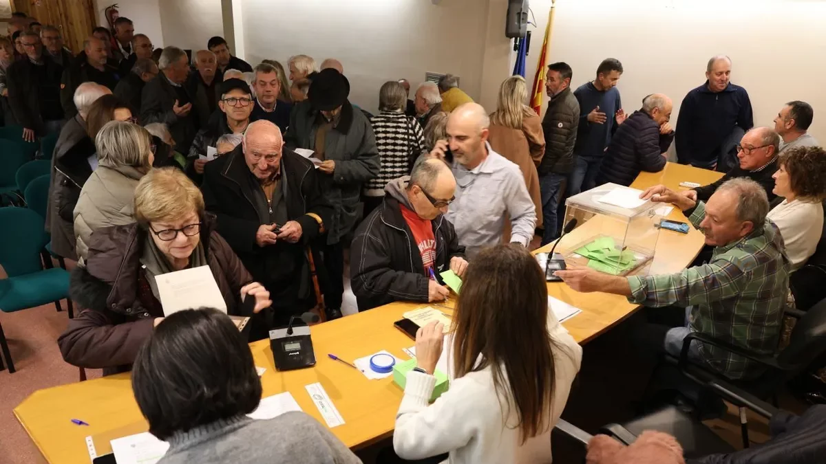 Las votaciones celebradas en Miralcamp. - J.GÓMEZ