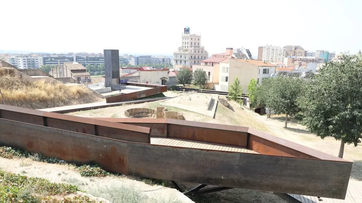 Imagen del Parc de la Cuirassa o “Call” de Lleida, que será acondicionado.