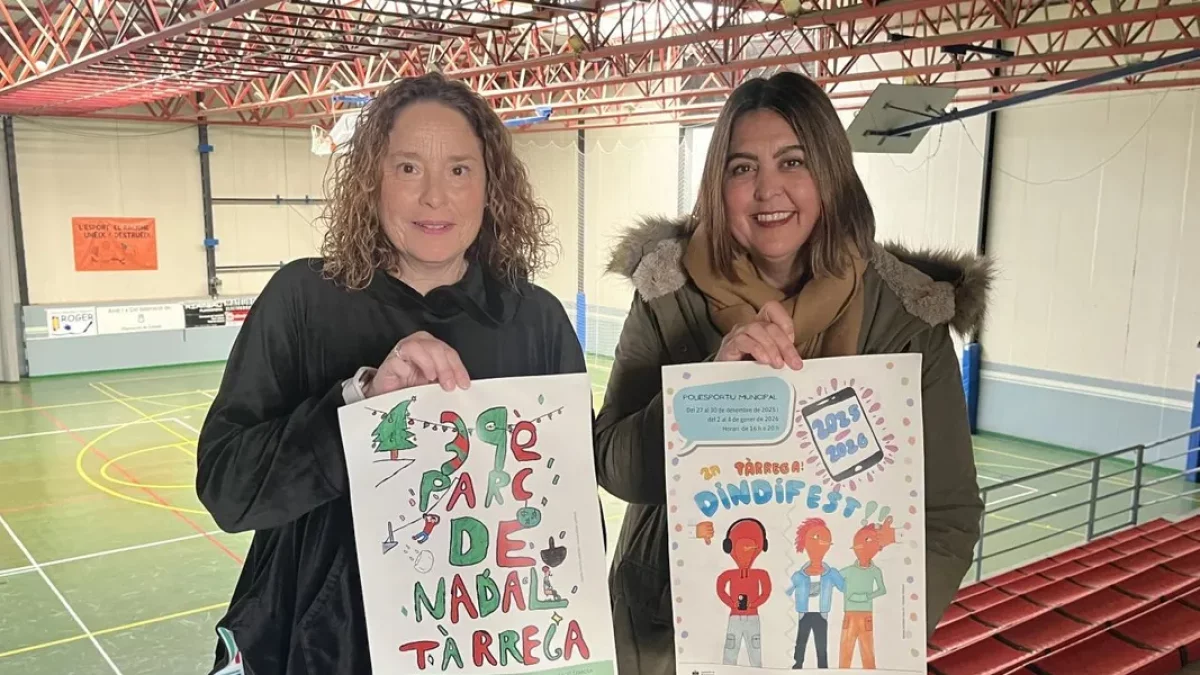 Los carteles del Parc de Nadal y el Dindifest de Tàrrega. - AJUNTAMENT DE TÀRREGA