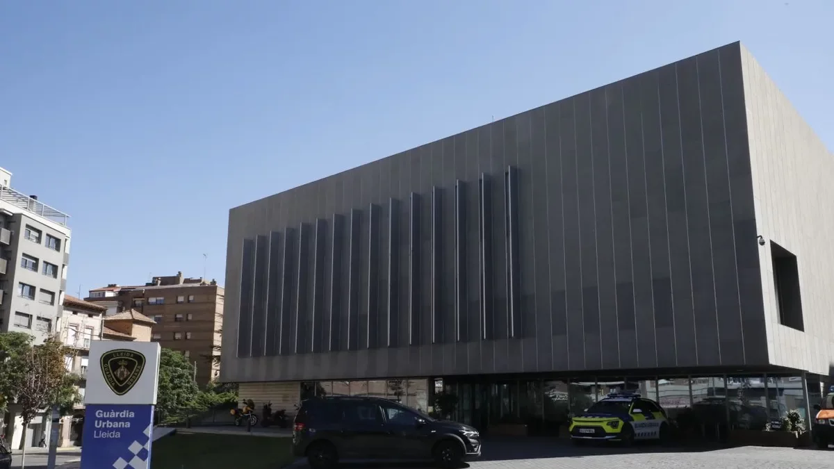 Imatge d’arxiu de la comissaria de la Guàrdia Urbana de Lleida. - AMADO FORROLLA