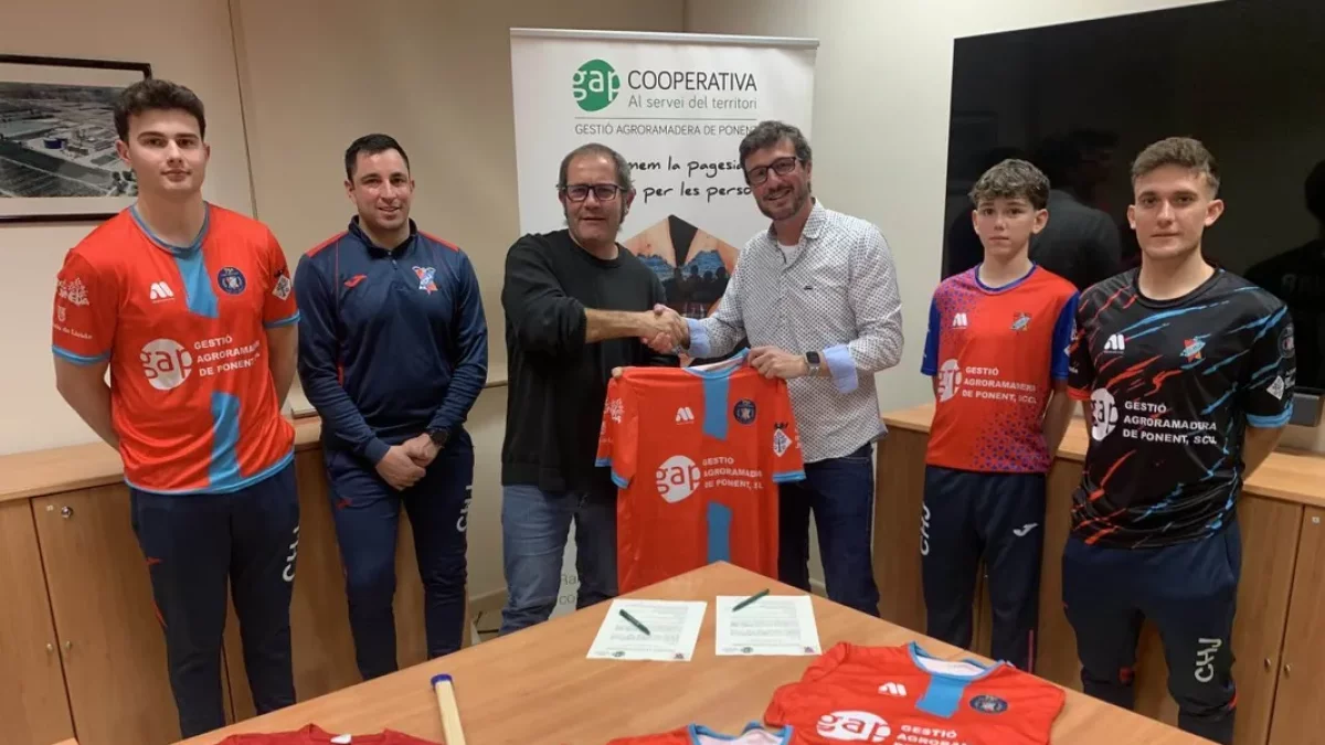 El CH Juneda y GAP formalizan su acuerdo de patrocinio