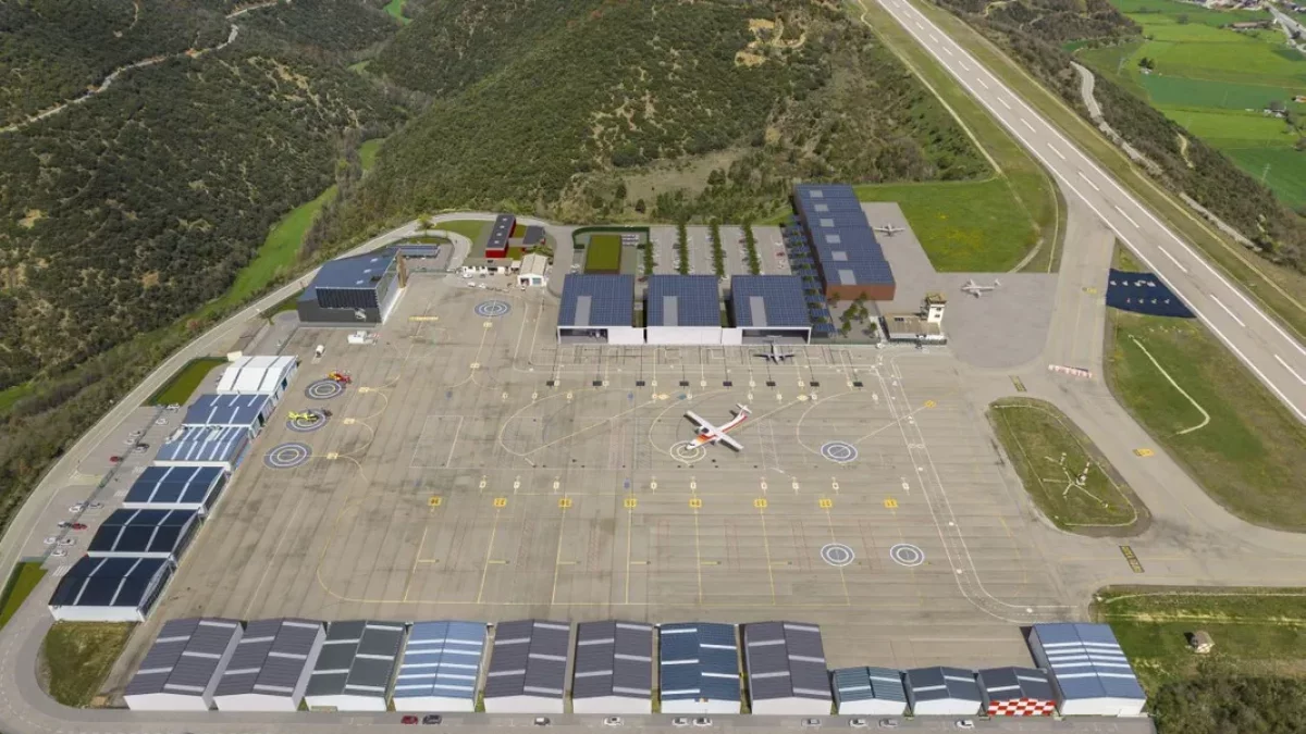 Imatge de com quedaran les instal·lacions. - AEROPORTS DE CATALUNYA