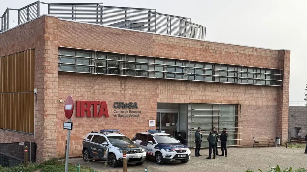 La Guàrdia Civil va escorcollar la setmana passada les instal·lacions de l’IRTA a la recerca de documentació. - ACN